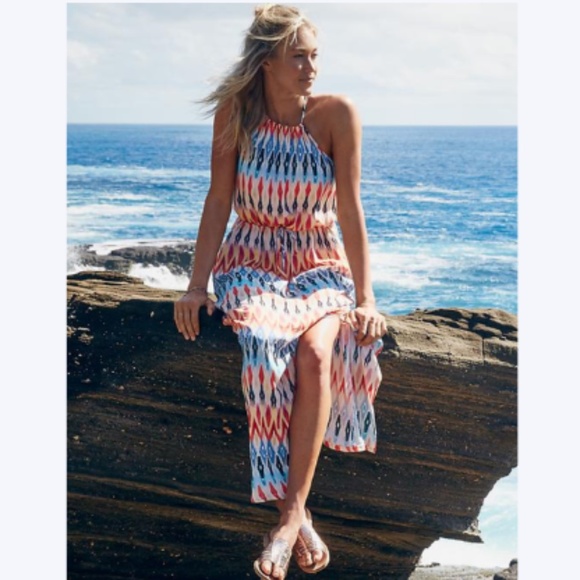 Athleta Dresses & Skirts - Athleta Sunset Ikat Maxi Dress Size XS